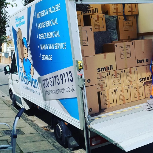 A loaded up removal van - Is It Possible To Move House Over Christmas
